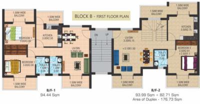 Project Image of 634.75 - 1902.31 Sq.ft 1 BHK Apartment for buy in Naifer K B Enclave Phase 1