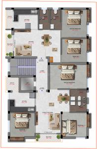 Project Image of 916.0 - 1114.0 Sq.ft 2 BHK Apartment for buy in RR Apartments