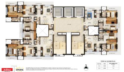 Project Image of 712.0 - 1401.0 Sq.ft 2 BHK Apartment for buy in Spenta Medius