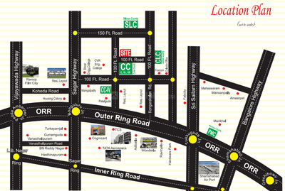 Bhashyam Cyber County 5 Location Plan 1