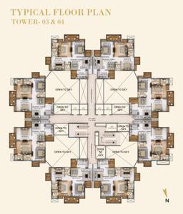 Project Image of 1572.0 - 2185.0 Sq.ft 3 BHK Apartment for buy in RG Pleiaddes