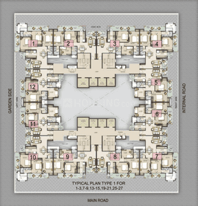 Project Image of 1010.0 - 4000.0 Sq.ft 2 BHK Apartment for buy in Mahagun Moderne