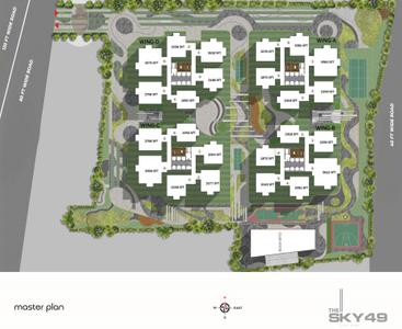 Project Image of 1875.0 - 3612.0 Sq.ft 3 BHK Apartment for buy in The Sky 49 By Ananda Prosper