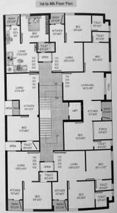 Project Image of 215.82 - 395.57 Sq.ft 1 BHK Apartment for buy in DK City Center