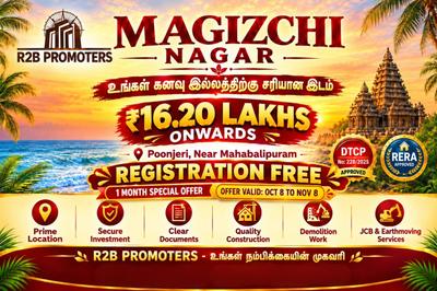 Project Image of 720.0 - 2057.0 Sq.ft Residential Plot Plot for buy in R2B Magizchi Nagar