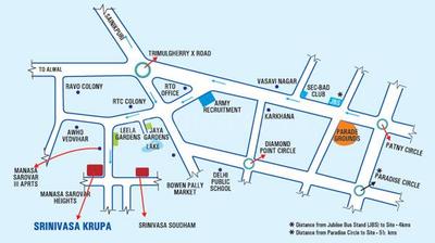 Project Image of 2303.0 - 2738.0 Sq.ft 3 BHK Apartment for buy in Vishal Vishals Srinivasakrupa