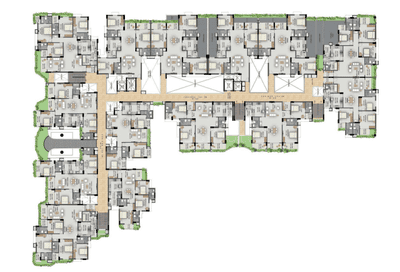 Project Image of 1720.0 - 2417.0 Sq.ft 2.5 BHK Apartment for buy in Veegaland Lluvia Garden
