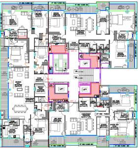 Brilliant Aura Aura Typical Cluster Plan from 1st to 8th Floor 1