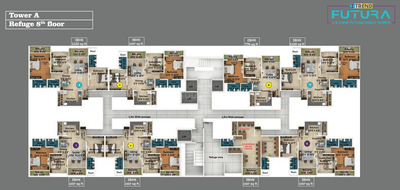 Project Image of 721.0 - 1120.0 Sq.ft 2 BHK Apartment for buy in Saheel Itrend Futura