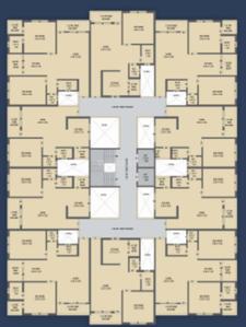 Project Image of 484.7 - 674.57 Sq.ft 1 BHK Apartment for buy in Shreeji Avenue