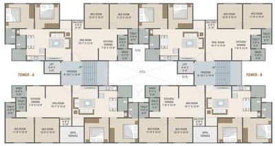 Project Image of 379.64 - 540.46 Sq.ft 1 BHK Apartment for buy in Jaydev Om Aashtha