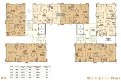 Project Image of 1441.0 - 1914.0 Sq.ft 3 BHK Apartment for buy in BG La Convent