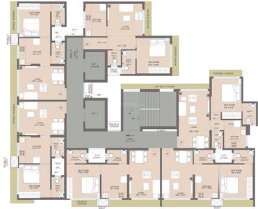 Project Image of 352.95 - 523.88 Sq.ft 1 BHK Apartment for buy in Galaxy Heights Tower III Wing L to P