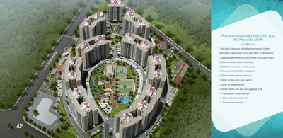 Project Image of 935.54 - 1340.44 Sq.ft 2 BHK Apartment for buy in Vascon Forest County PH 3