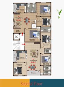 Project Image of 1055 Sq.ft 2 BHK Apartment / Flat for sale in Kovilambakkam for Rs. 7990000