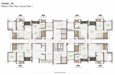 Project Image of 596.54 - 1488.86 Sq.ft 1 BHK Apartment for buy in Gera Island Of Joy Project B