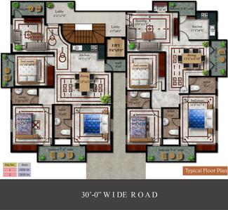 Project Image of 0.0 - 1650.0 Sq.ft 3 BHK Apartment for buy in MC Castle