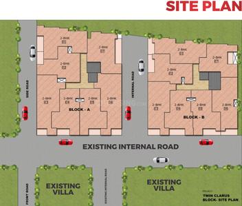 Project Image of 814.0 - 1584.0 Sq.ft 2 BHK Apartment for buy in Ambesten Twin Clarus