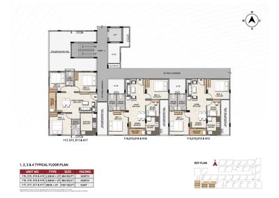 Project Image of 807.0 - 984.0 Sq.ft 2 BHK Apartment for buy in DAC Millennium