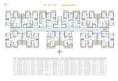Project Image of 997.0 - 1858.0 Sq.ft 2 BHK Apartment for buy in Platinum