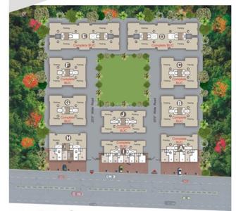 Kishorbhai Shyam Shrusti Building H Layout Plan 1