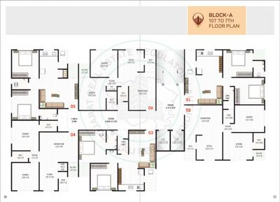 Project Image of 521.62 - 556.17 Sq.ft 2 BHK Apartment for buy in Radhe Heaven Landmark