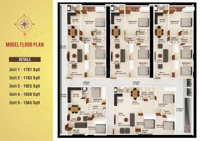 Project Image of 1183.0 - 1925.0 Sq.ft 2 BHK Apartment for buy in Anugraha Swastik