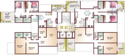 Project Image of 1045.0 - 1635.0 Sq.ft 2 BHK Apartment for buy in Panama SLK Heights