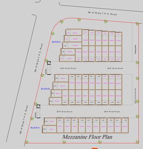 Jiya Ved Industrial Park A To C Mezzanine Cluster Plan 1