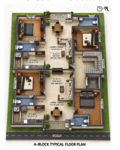 Project Image of 870.0 - 1655.0 Sq.ft 2 BHK Apartment for buy in Vasiyam Florence