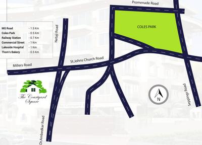 Project Image of 785.0 - 2320.0 Sq.ft 1 BHK Apartment for buy in Aswan The Courtyard Square