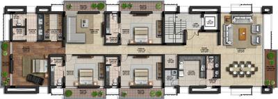 Project Image of 0.0 - 3446.0 Sq.ft 4 BHK Apartment for buy in CasaGrand Amarante