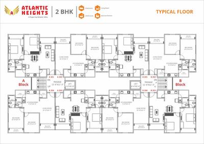 Project Image of 0.0 - 950.0 Sq.ft 2 BHK Apartment for buy in Atlantic Heights