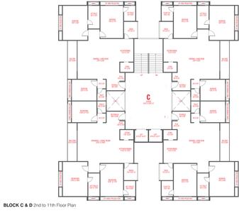 Project Image of 1333.33 - 1486.39 Sq.ft 3 BHK Apartment for buy in S B Satvan Harmony
