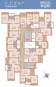 Project Image of 405.0 - 680.0 Sq.ft 1 RK Apartment for buy in Mauli Angan