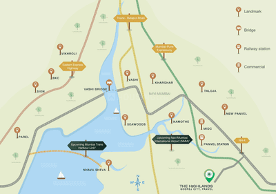 Project Image of 387.29 - 899.22 Sq.ft 1 BHK Apartment for buy in Godrej Tower 7 The Highlands Godrej City
