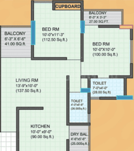 Project Image of 525.39 - 608.16 Sq.ft 1 BHK Apartment for buy in Aakar Tathastu