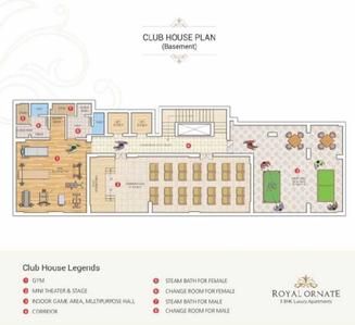 Project Image of 1548.0 - 1686.0 Sq.ft 3 BHK Apartment for buy in Manohar Royal Ornate