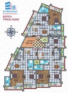 Project Image of 1550 Sq.ft 3 BHK Apartment / Flat for sale in Sipara for Rs. 8500000