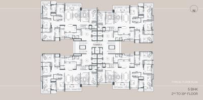 Project Image of 5400.0 - 6900.0 Sq.ft 4 BHK Apartment for buy in Ratnaakar Artesia Phase I