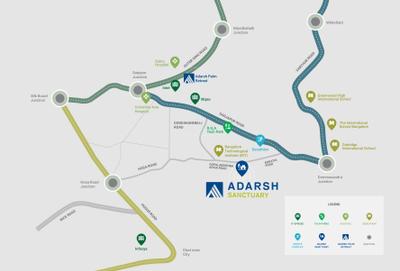 Project Image of 3492.0 - 4228.0 Sq.ft 4 BHK Villa for buy in Adarsh Sanctuary
