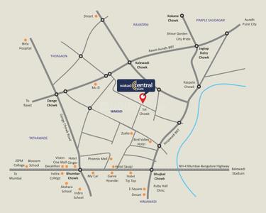 Project Image of 875.0 - 1215.0 Sq.ft 2 BHK Apartment for buy in SVG Wakad Central Park