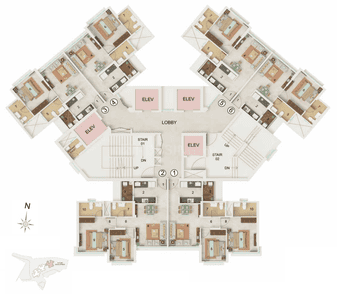 Project Image of 398.16 - 536.8 Sq.ft 1 BHK Apartment for buy in Dynamix Avanya Tower C