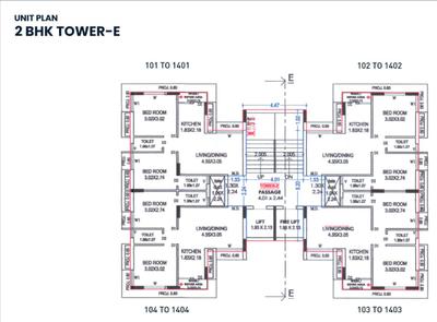 Project Image of 446.59 - 669.73 Sq.ft 2 BHK Apartment for buy in NDK Shilp Aura