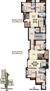 Project Image of 728.0 - 1500.0 Sq.ft 2 BHK Apartment for buy in SPS Brownstar