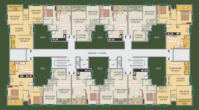 Project Image of 462.31 - 626.46 Sq.ft 1 BHK Apartment for buy in Ufasa Deccan Residency Phase 2