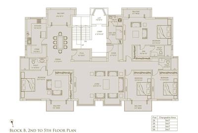 Project Image of 1674.0 - 3461.0 Sq.ft 3 BHK Apartment for buy in Utkal Villas