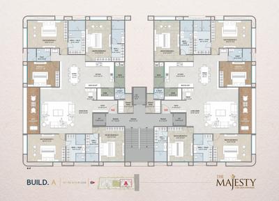 Project Image of 2763.96 - 2835.11 Sq.ft 5 BHK Apartment for buy in Ratnakar The Majesty