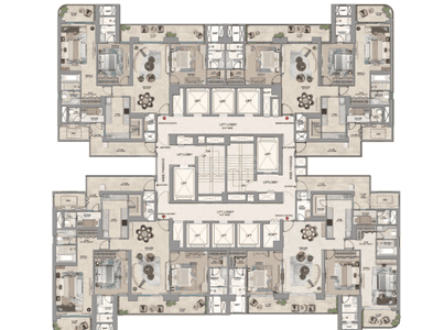 Project Image of 2673.0 - 4328.0 Sq.ft 3 BHK Apartment for buy in Whiteland Westin Residence