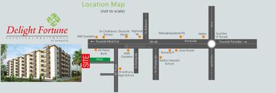 Project Image of 1700 Sq.ft 3 BHK Apartment / Flat for sale in Kompally for Rs. 8000000